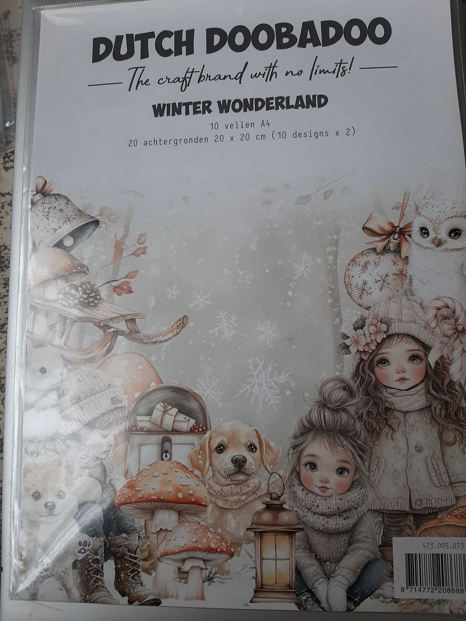 Dutch Doobadoo Winter Wonderland knutselpakket 